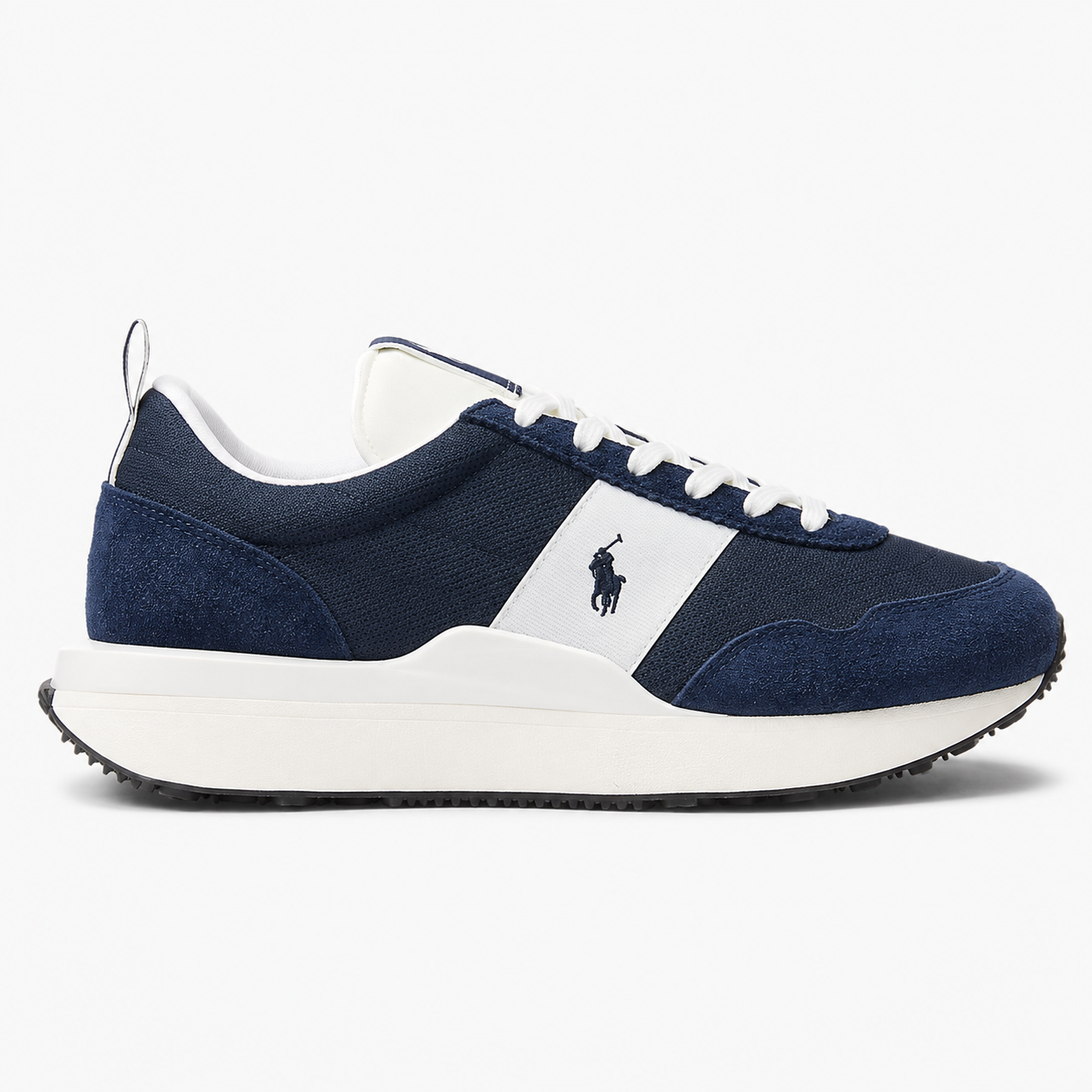 Polo Ralph Lauren TRAIN 89 RIB Mens Casual Trainers Navy/Deckwash White