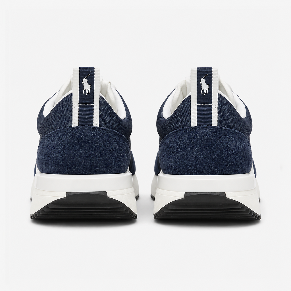 Polo Ralph Lauren TRAIN 89 RIB Mens Casual Trainers Navy/Deckwash White