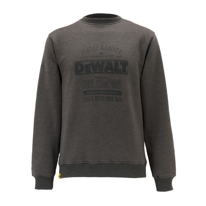 Dewalt DELAWARE Mens Sweatshirt Charcoal Grey