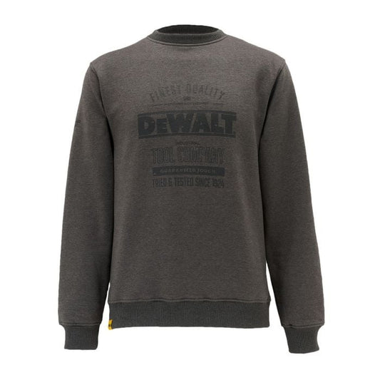 Dewalt DELAWARE Mens Sweatshirt Charcoal Grey