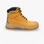 Dewalt JAMESTOWN Mens Boots Wheat side view showing leather upper and rubber sole.