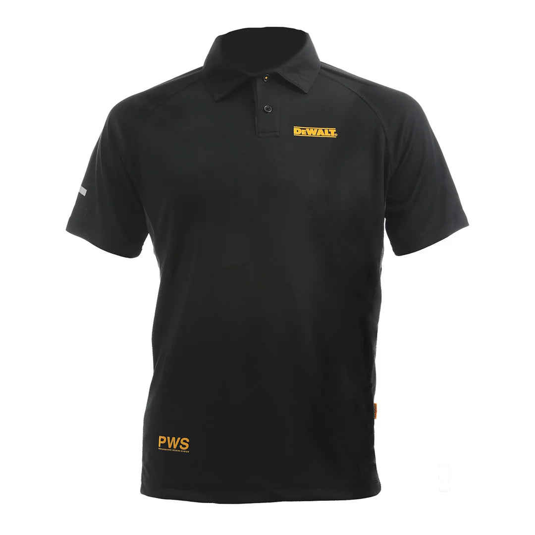 Dewalt RUTLAND Mens Polo Shirt Black