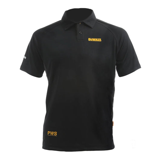 Dewalt RUTLAND Mens Polo Shirt Black