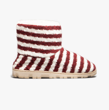 Divaz LATVIA Womens Boot Slippers Red