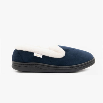 Dr Keller ALMA Womens Full Slippers Navy