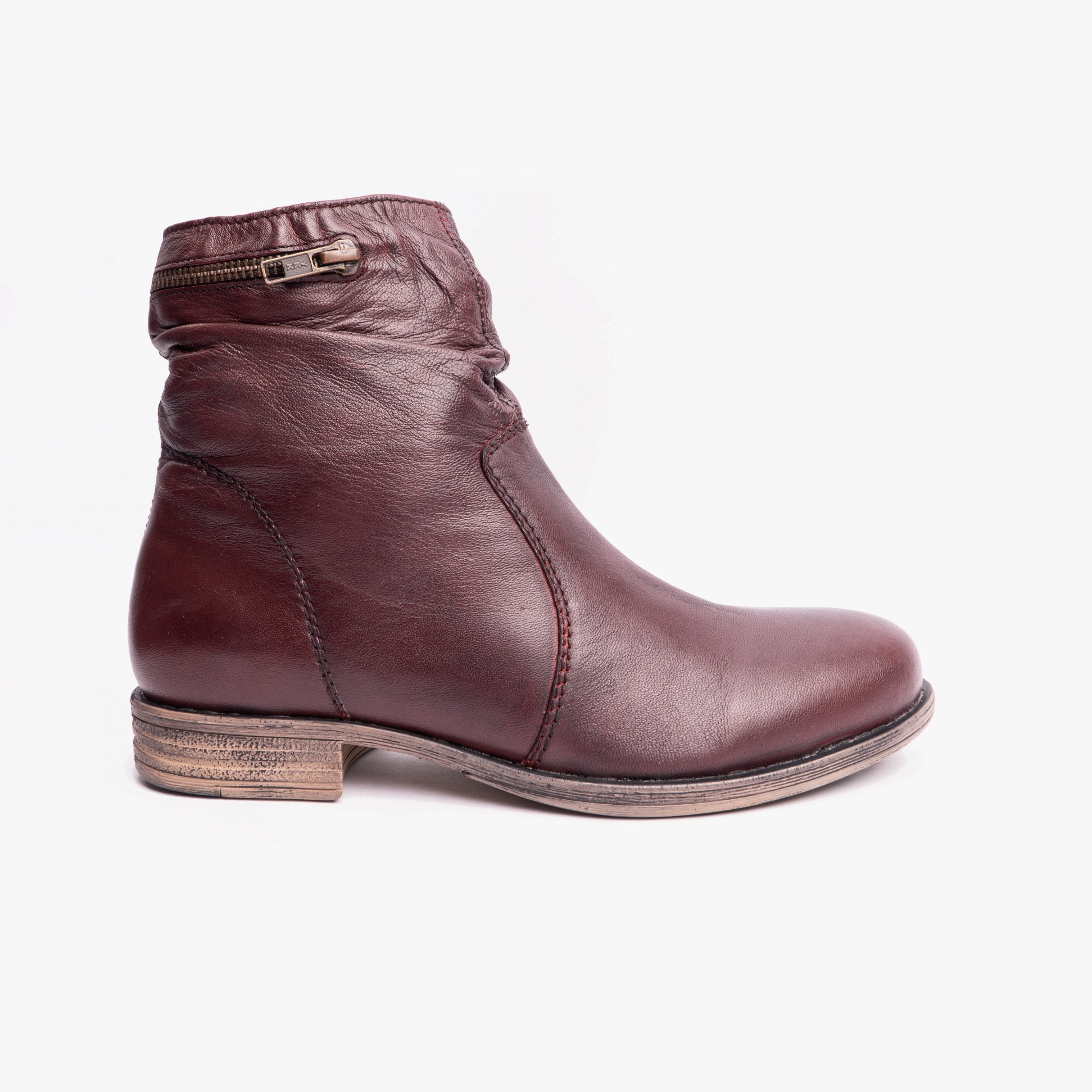 Dr Keller DANA Womens Ankle Boots Burgundy