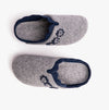 Dr Keller HEART Womens Mule Slippers Grey