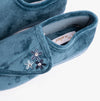Dr Keller ALOHA Womens Wide Fit Full Slippers Blue