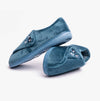 Dr Keller ALOHA Womens Wide Fit Full Slippers Blue
