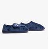 Dr Keller ALOHA Womens Wide Fit Full Slippers Navy