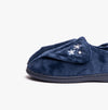 Dr Keller ALOHA Womens Wide Fit Full Slippers Navy