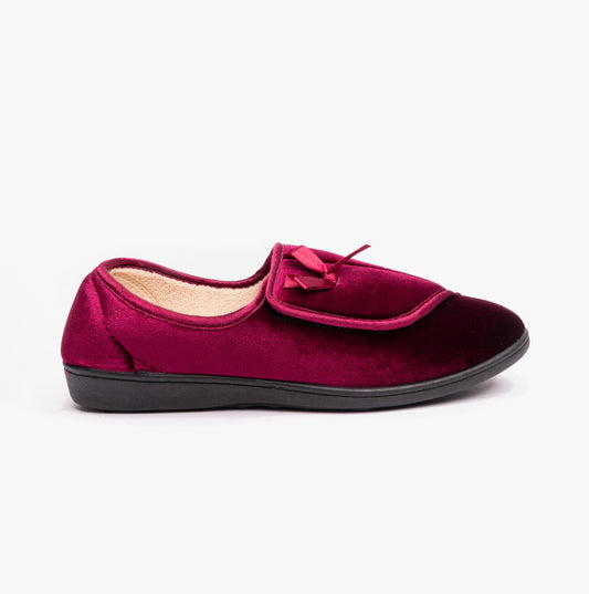 Dr Keller VIOLA Womens Full Slippers Red