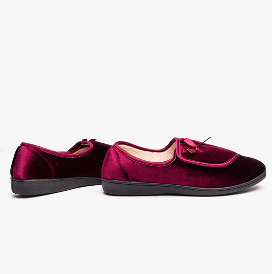 Dr Keller VIOLA Womens Full Slippers Red