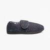 Dr Keller DAVID Mens Full Slippers Navy