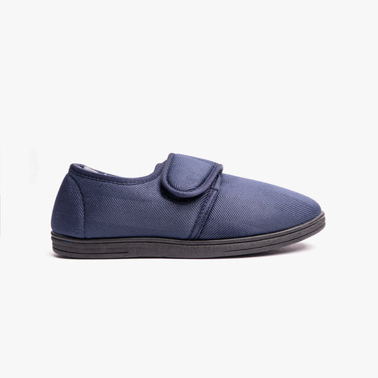 Dr Keller TOM Mens Full Slippers Navy
