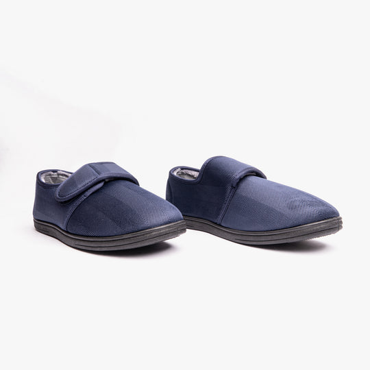 Dr Keller TOM Mens Full Slippers Navy