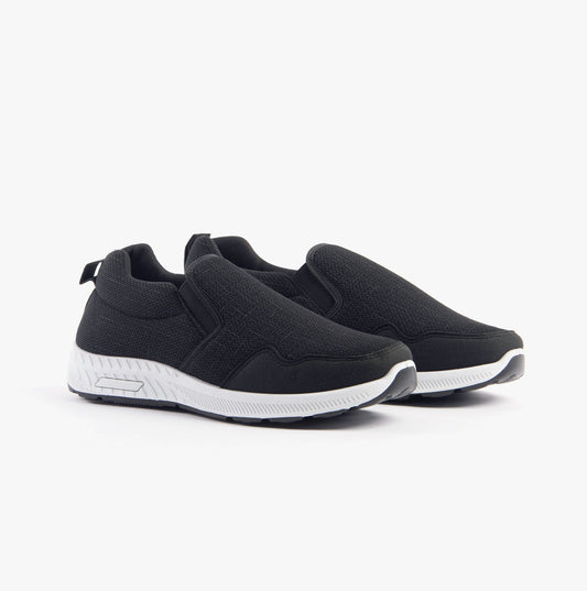 Dr Keller CRAIG Mens Wide-Fit Trainers Black