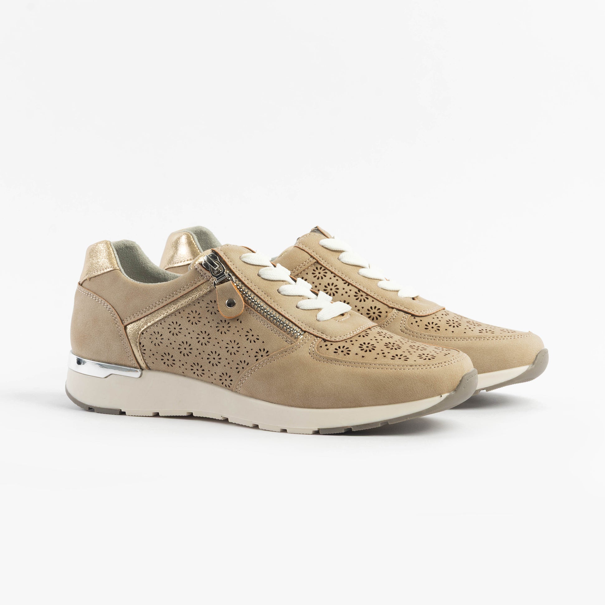 Dr Keller BARBARA Womens Trainers Beige