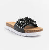 Dr Keller GLITZY Womens Slides Black