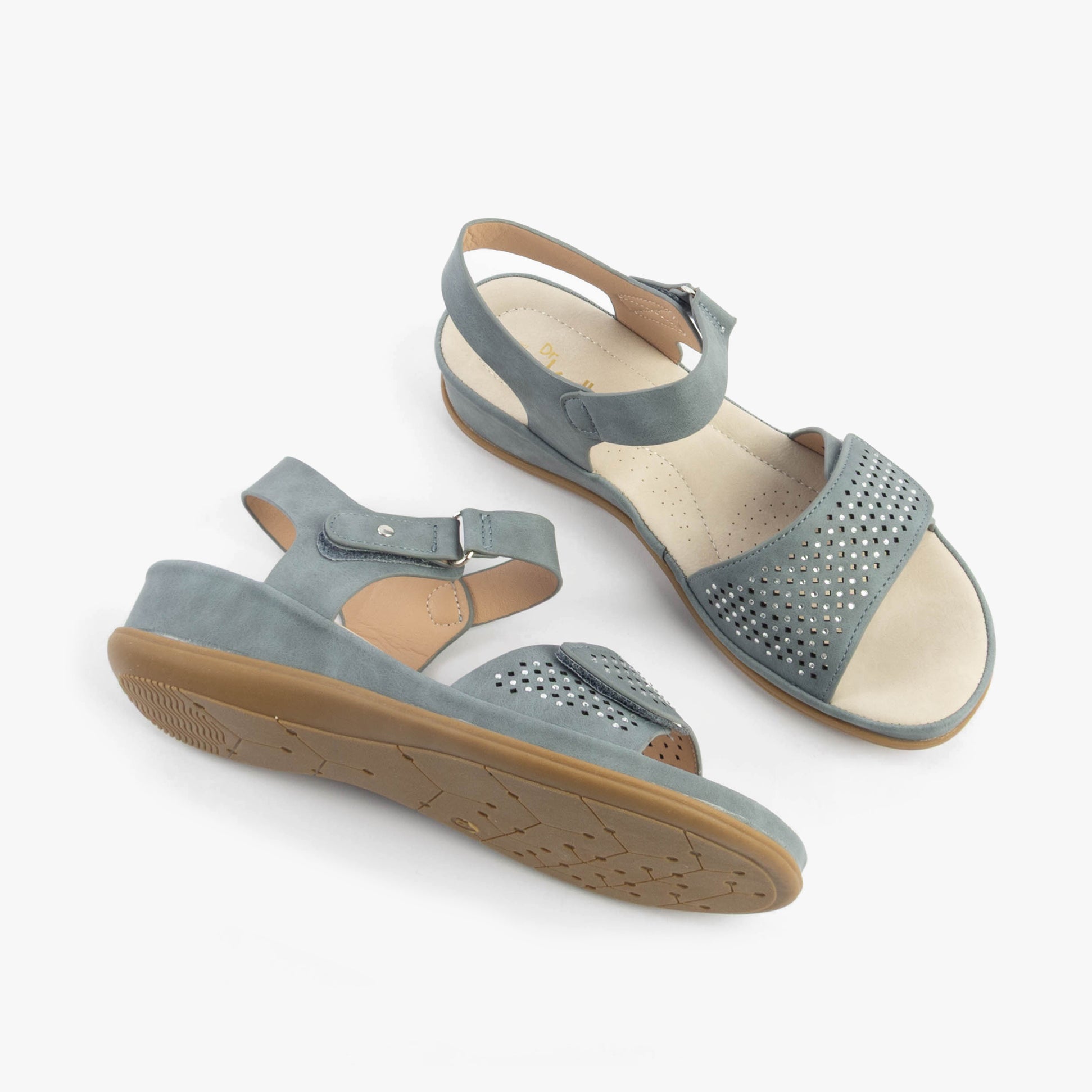 Dr Keller LUNA Womens Sandals Navy
