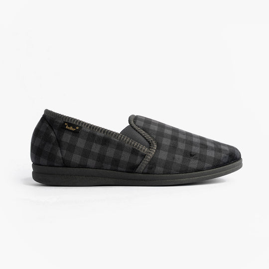 Dr Keller DARREN GUSS Mens Slippers Grey