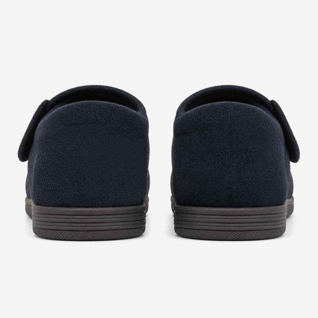 Dr Keller ARTHUR Mens Full Slippers Navy