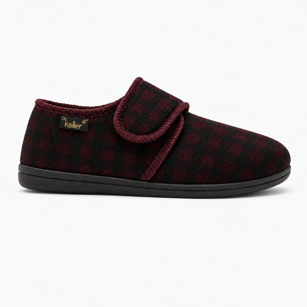 Dr Keller DARREN VELC Mens Touch Fasten/Velcro Burgundy