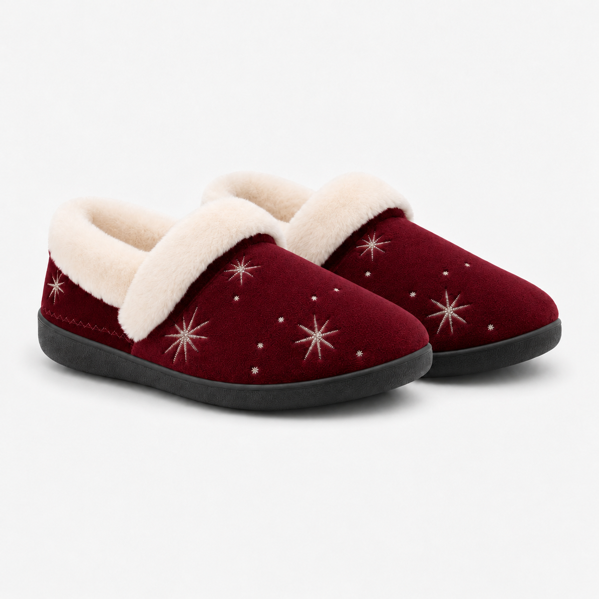 Dr Keller LINDSEY Womens Full Slippers Burgundy