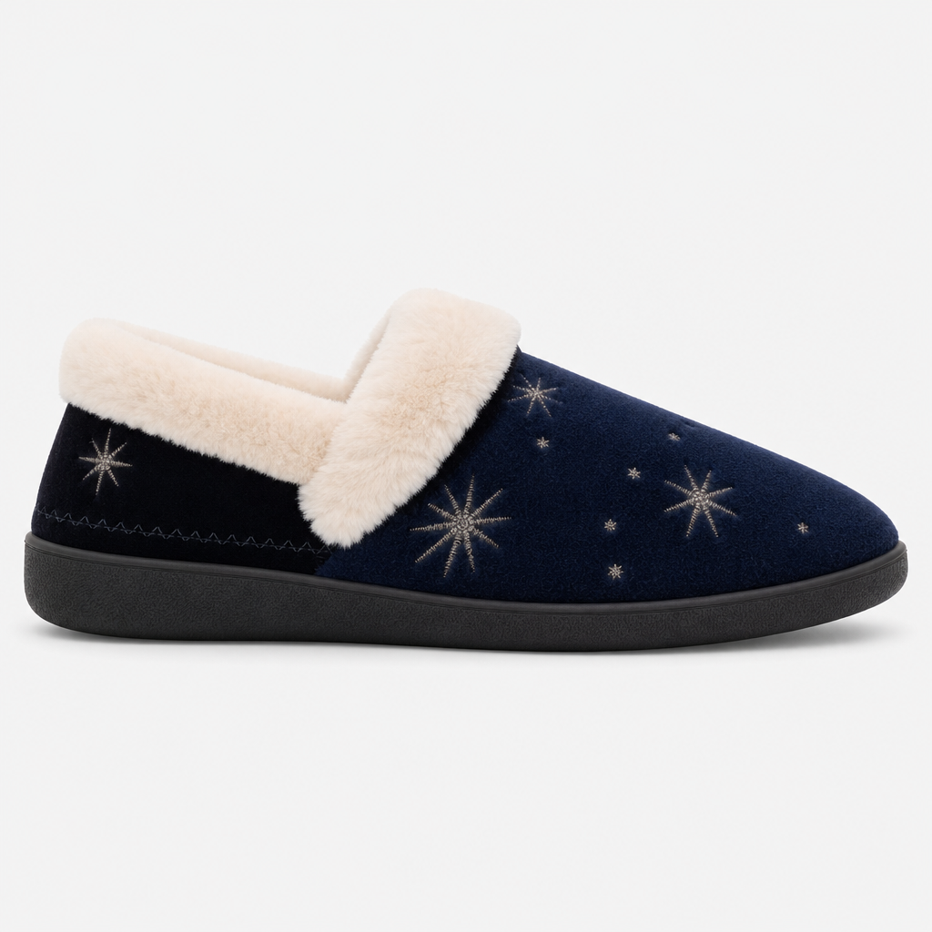 Dr Keller LINDSEY Womens Full Slippers Navy