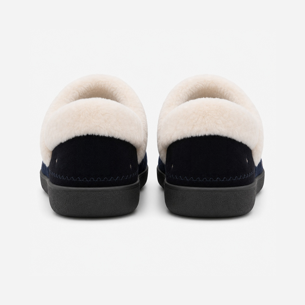 Dr Keller LINDSEY Womens Full Slippers Navy