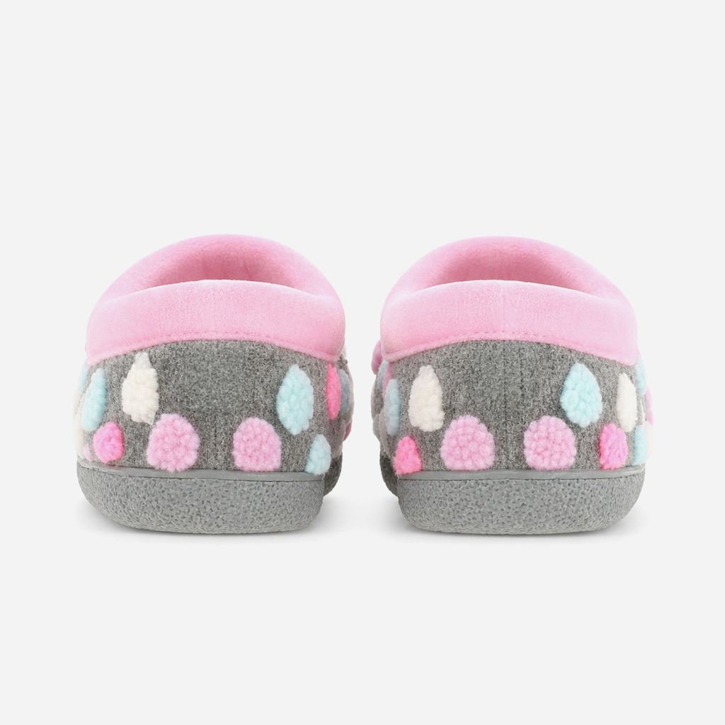 Dr Keller SNOWFLAKE Womens Full Slippers Grey