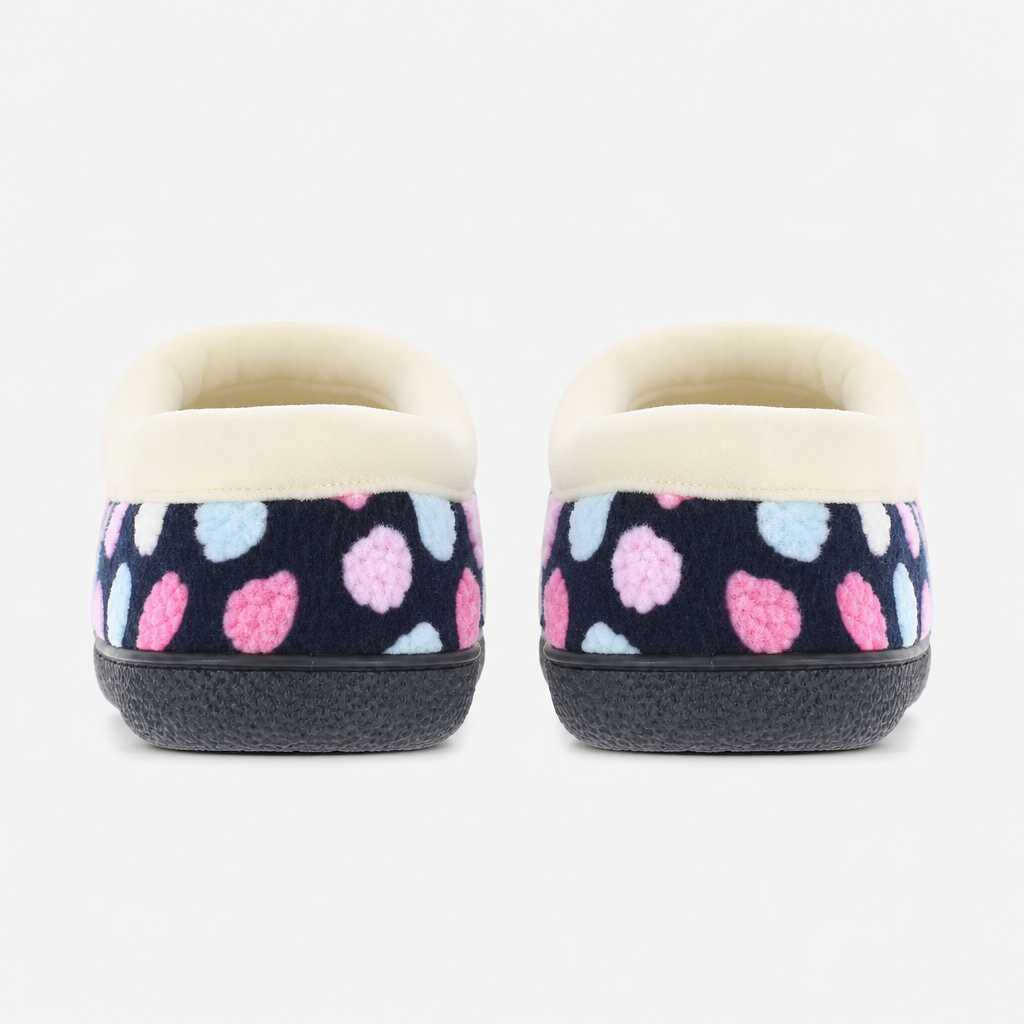 Dr Keller SNOWFLAKE Womens Full Slippers Navy