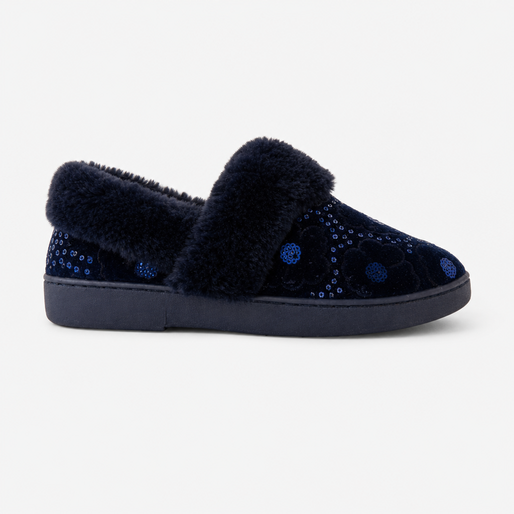 Dr Keller ROSALEE Womens Full Slippers Navy