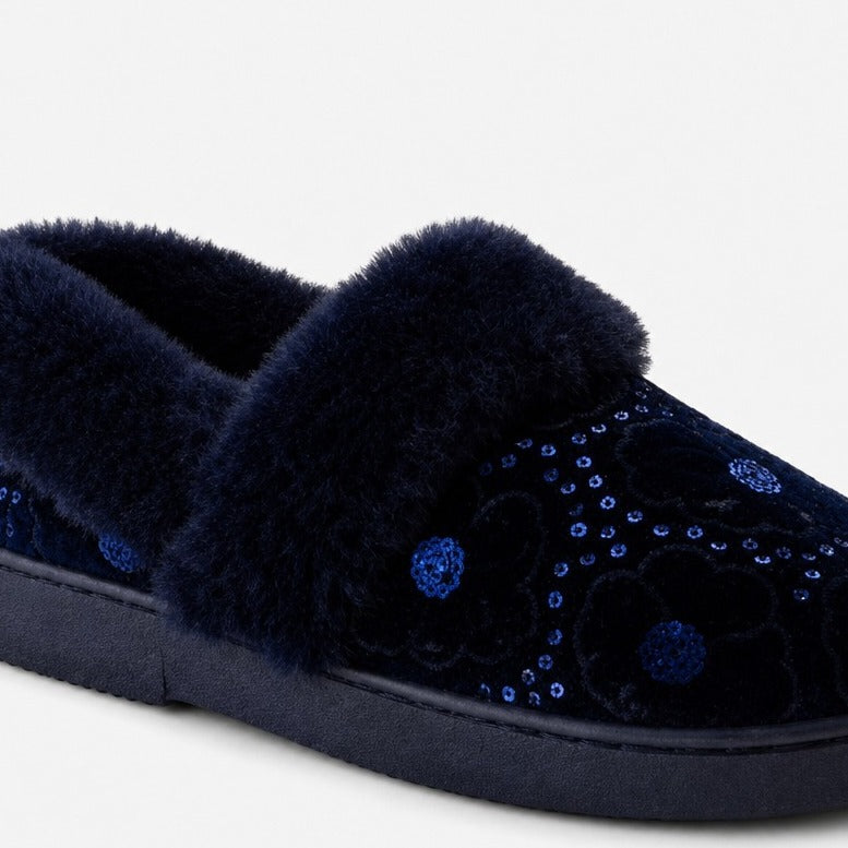 Dr Keller ROSALEE Womens Full Slippers Navy