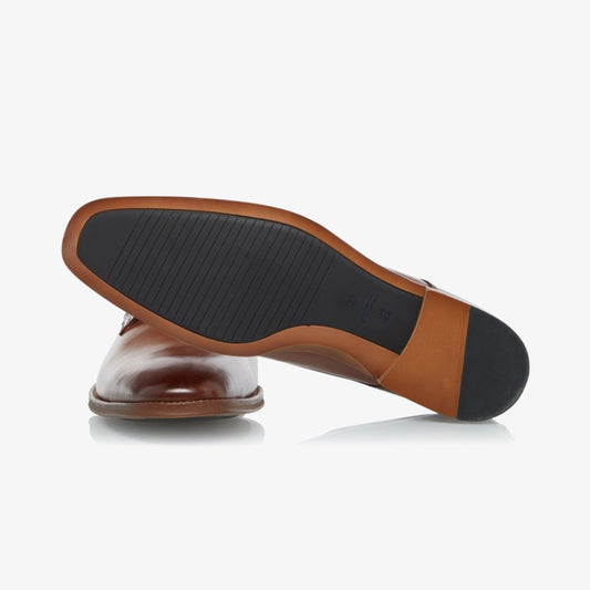 Dune London SPARROWS Mens Leather Shoes Brown