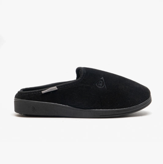 Dunlop TED Mens Mule Slippers Black