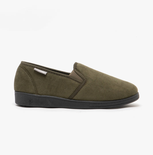 Dunlop JETHRO Mens Full Slippers Olive