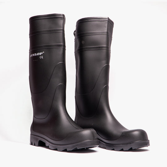 Dunlop Universal Mens PVC Wellington Boots Black
