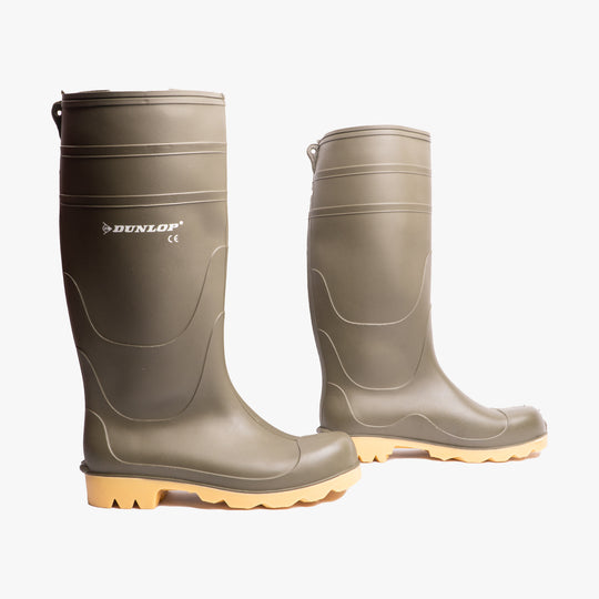 Dunlop Universal Mens PVC Wellington Boots Green