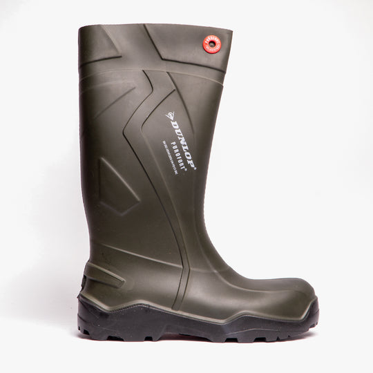 Dunlop Purofort+ Unisex Insulated Wellington Boots Green