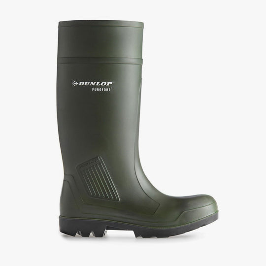 Dunlop PUROFORT Unisex Wellington Boots Green