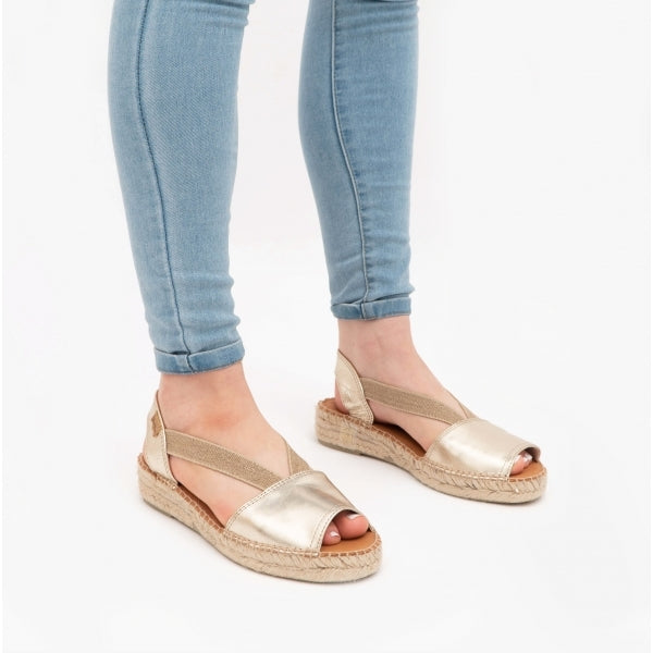 Toni Pons ETNA Womens Slingback Sandals Platinum
