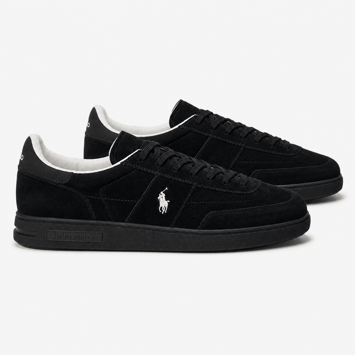 Polo Ralph Lauren BEDFORD PP Mens Casual Trainers Black/Faded Black