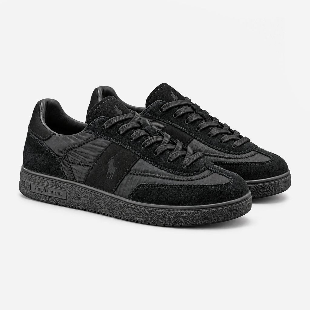Polo Ralph Lauren BEDFORD PP Mens Casual Trainers Black/Faded Black