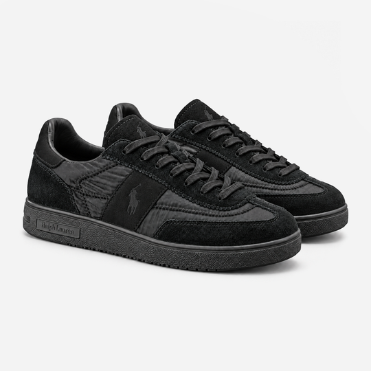 Polo Ralph Lauren BEDFORD PP Mens Casual Trainers Black/Faded Black