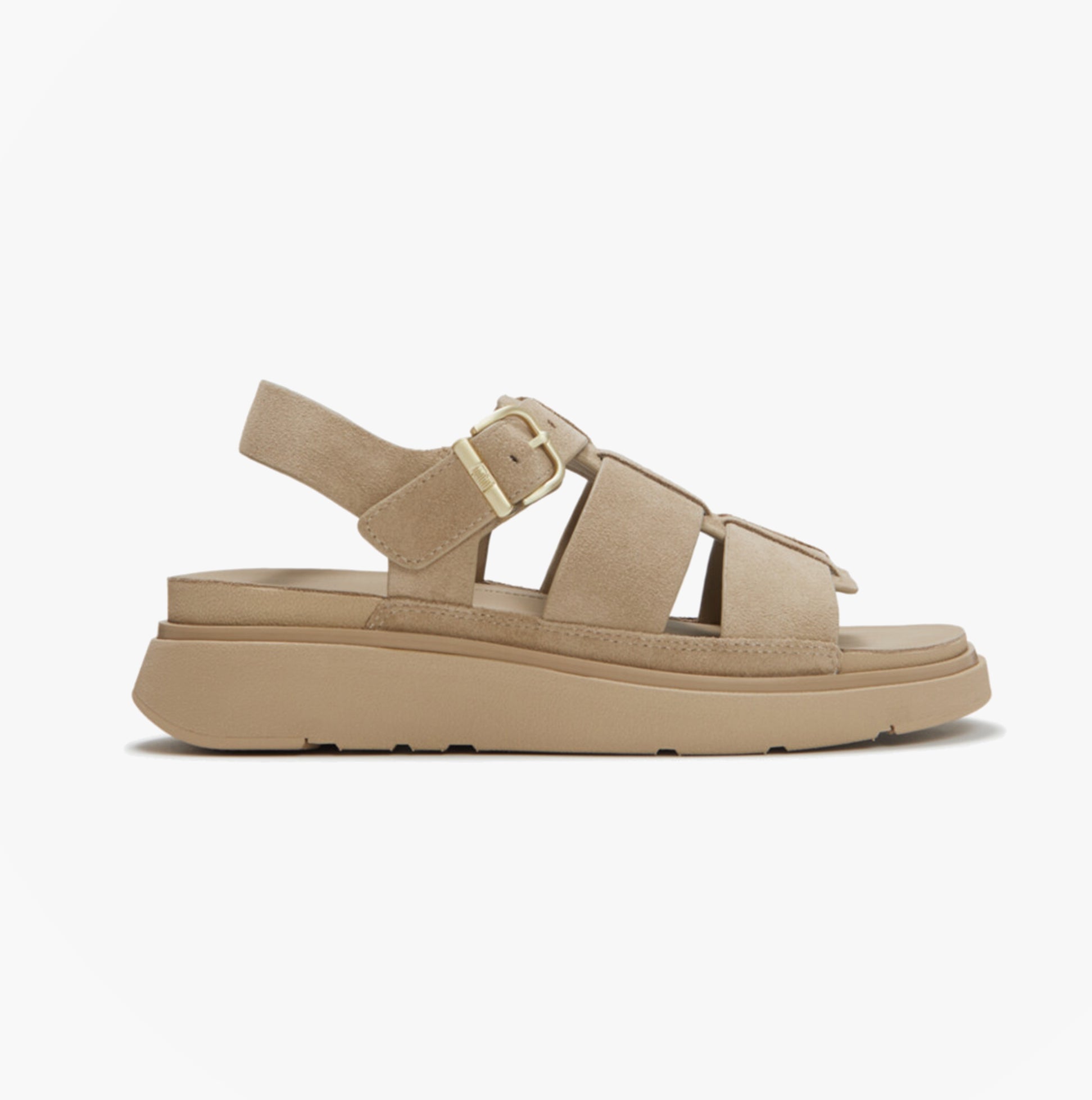 FitFlop GEN-FF Womens Ankle Strap Sandals Cappuccino
