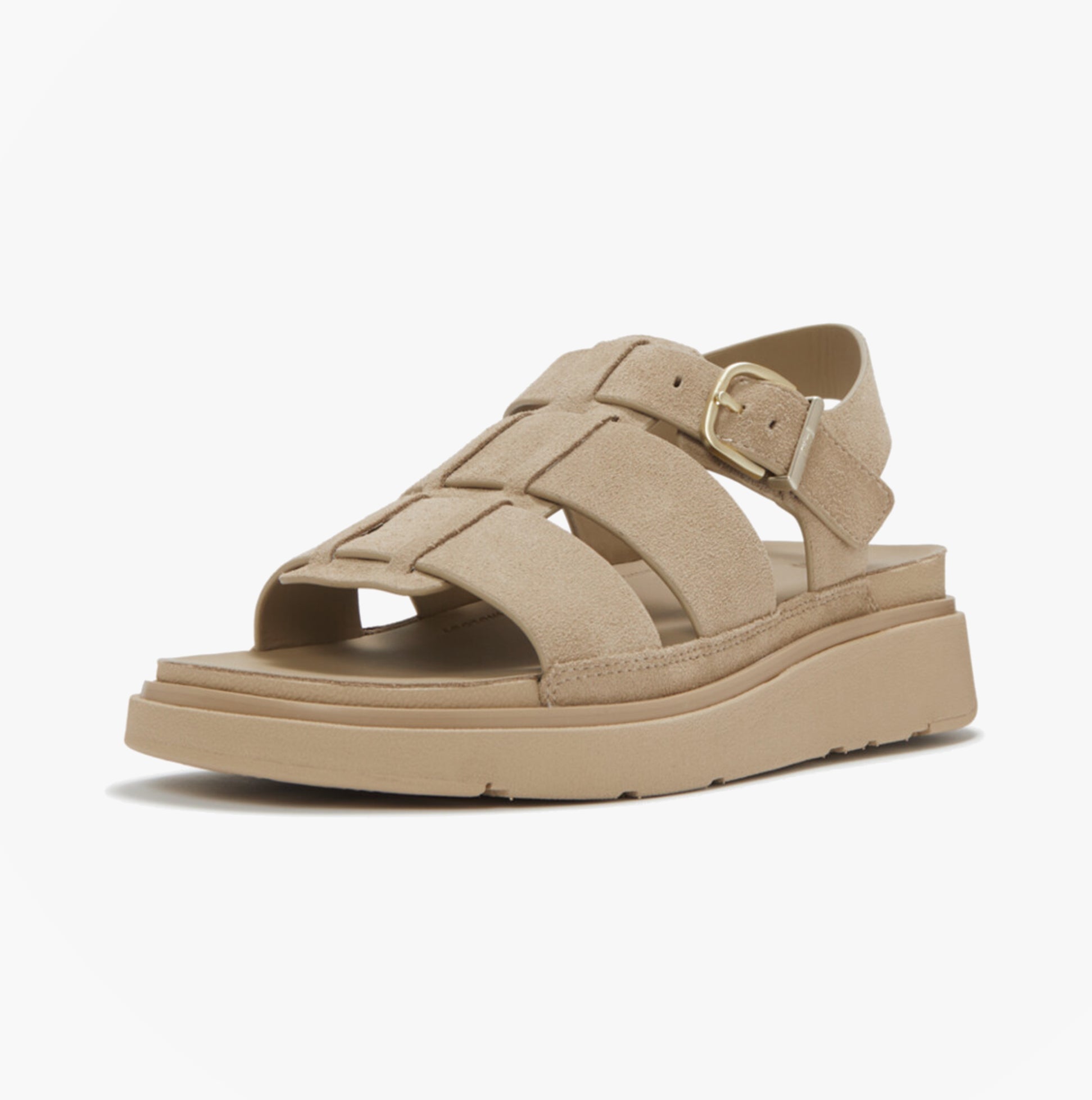 FitFlop GEN-FF Womens Ankle Strap Sandals Cappuccino