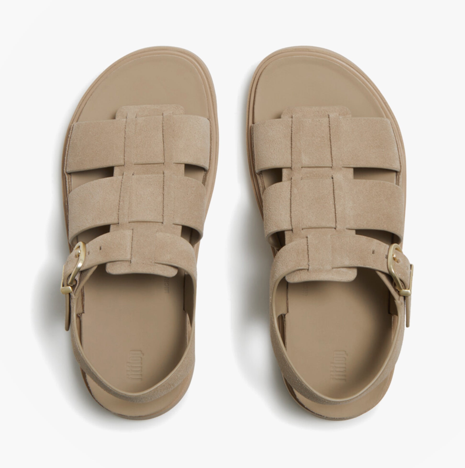 FitFlop GEN-FF Womens Ankle Strap Sandals Cappuccino