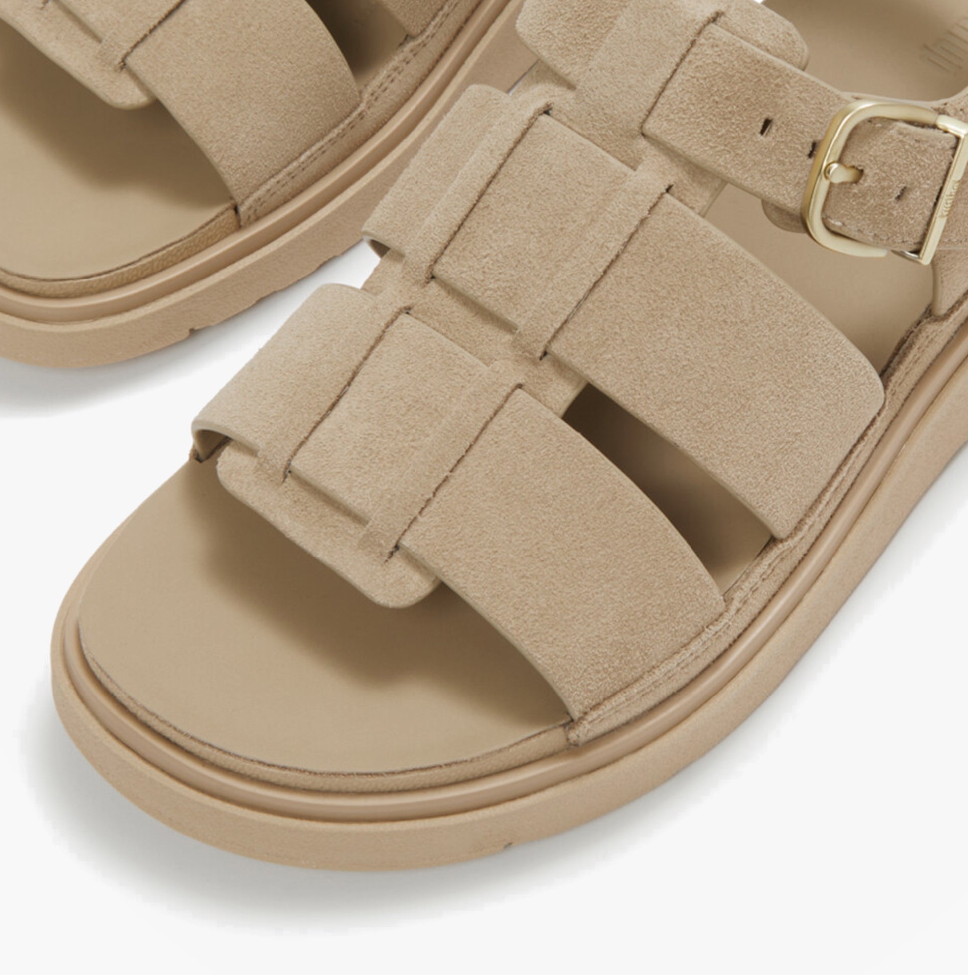 FitFlop GEN-FF Womens Ankle Strap Sandals Cappuccino