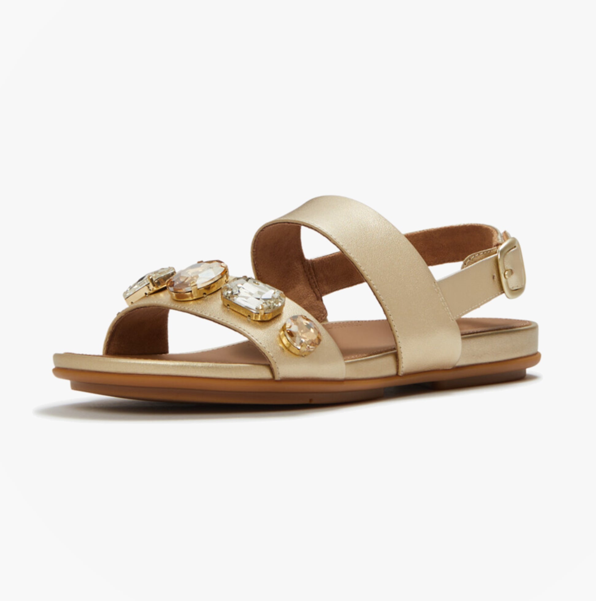 FitFlop GRACIE ULTRA Womens Ankle Strap Sandals Platino